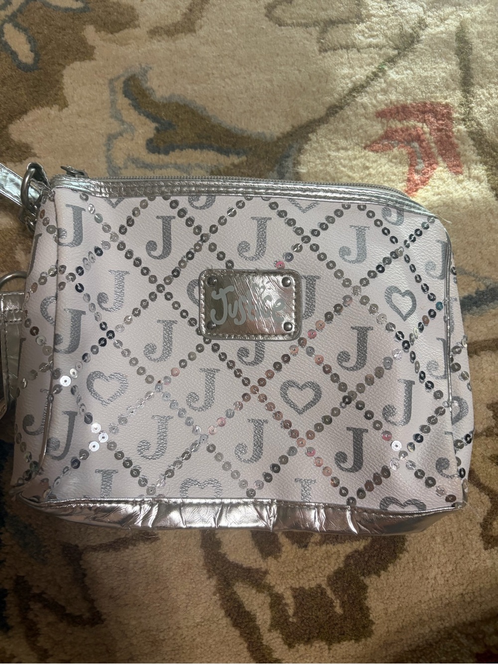 Justice sparkly purse - girls